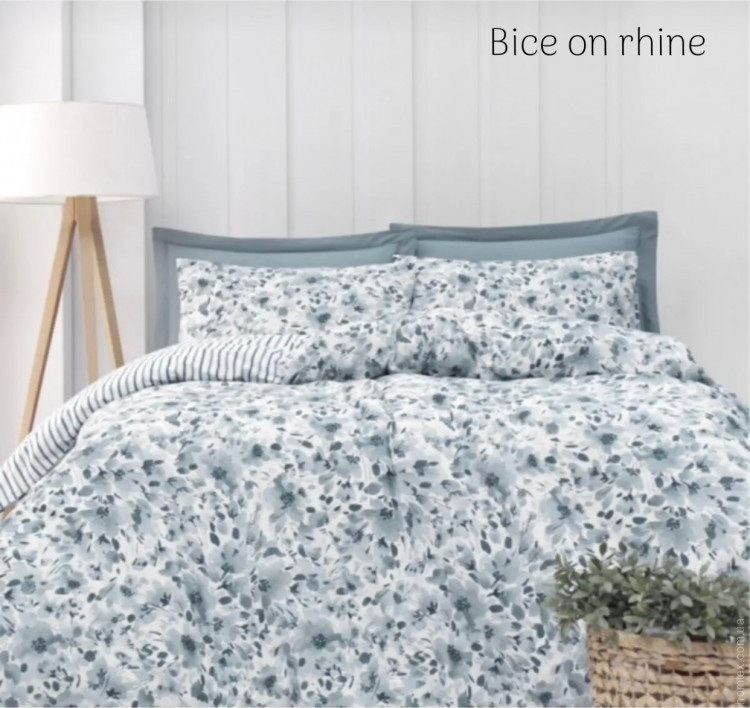 Постільна білизна Altinbasak Bice on rhine ранфорс євро