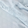 Набор постельное белье с покрывалом + плед Karaca Home Infinity New a.mavi голубой евро