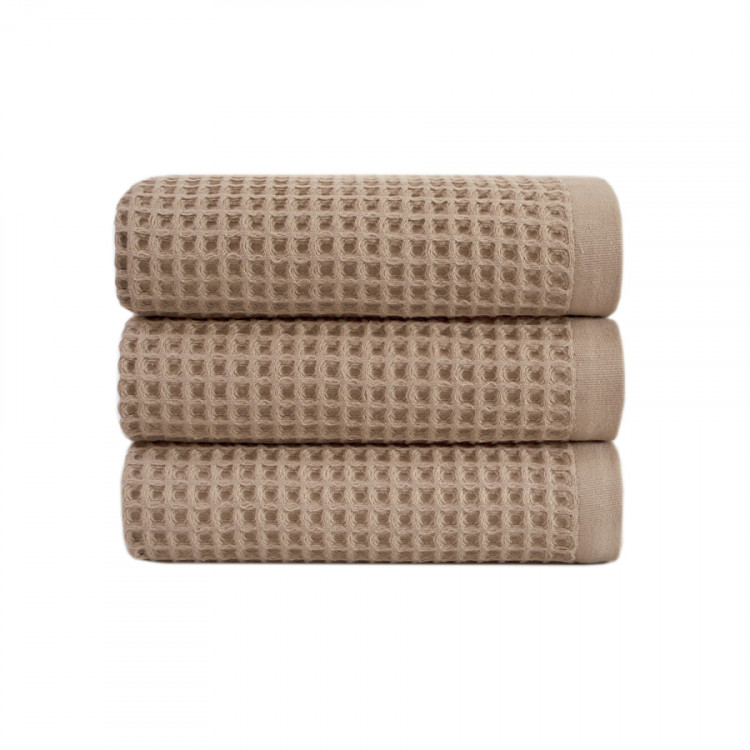 Полотенце Lotus Home Waffle cocoa какао 90х150 см