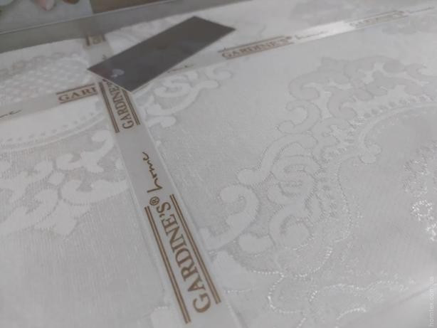 Покрывало жаккардовое Gardine's Miray krem 240х260 см с наволочками