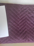 Покрывало велюровое Koloco 200x230 см Зигзаг фиолетовое