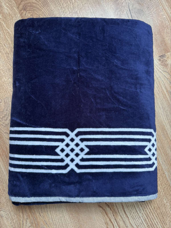 Пляжний рушник - пештемаль махра/велюр 105х180 см. модель 4