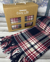 Плед хлопковый Merinos Cozy Life 180x220 см, модель 14
