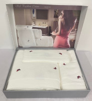 Набор махровых полотенец Maison D'or Soft Butterfly модель 2 из 3-х штук
