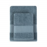 Полотенце махровое Lotus Home Dena серо-синее 70х140 см