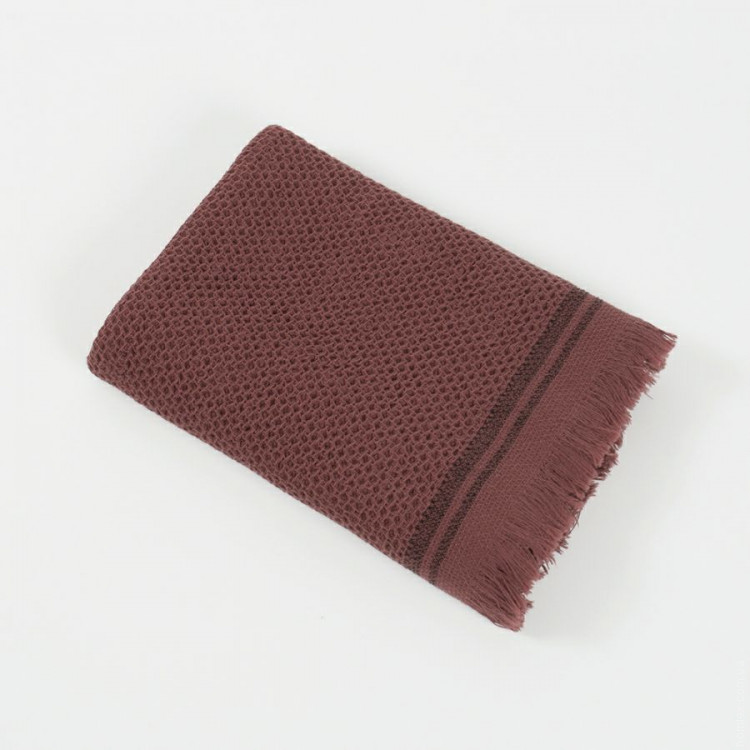 Полотенце махровое Buldans Parga (Patara) burnt bordo бордовый 80х160 см