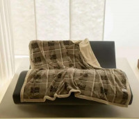 Плед велюровий двошаровий Home Textile 200x230 см, модель 31