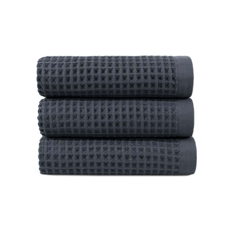 Полотенце Lotus Home Waffle antrasit антрацит 90х150 см 