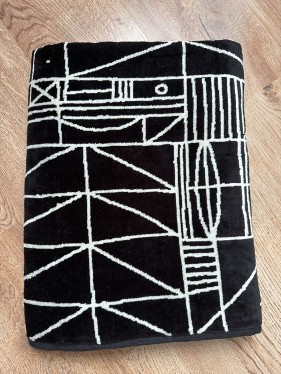 Пляжний рушник - пештемаль махра/велюр 105х180 см. модель 5