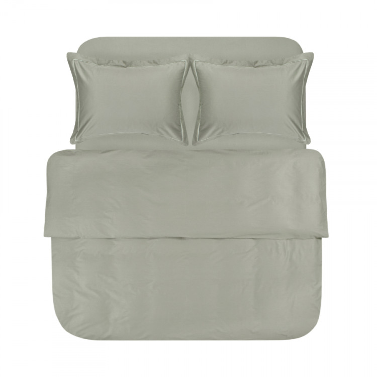 Постільна білизна Lotus Home сатин Dakota Modern хакі євро