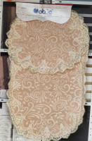 Набор ковриков для ванной Estima lux персик (68x115 см + 57x80 см)