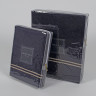 Полотенце MieCasa Milano lacivert bej 85x145 см