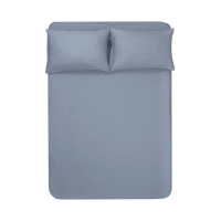 Простирадло на гумці з наволочками Penelope - Celine denim денім 180x200 + 50x70 см (2 шт.)