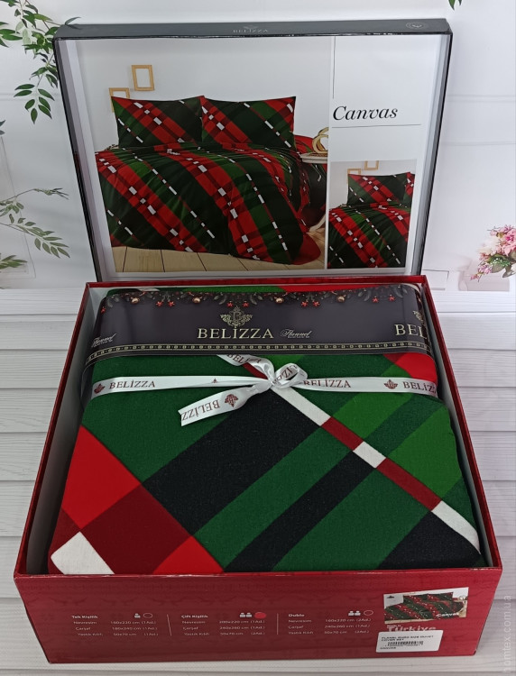 Постільна білизна Belizza Фланель Canvas євро
