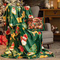 Плед Флісовий Love you Зелена казка 150х200 см 