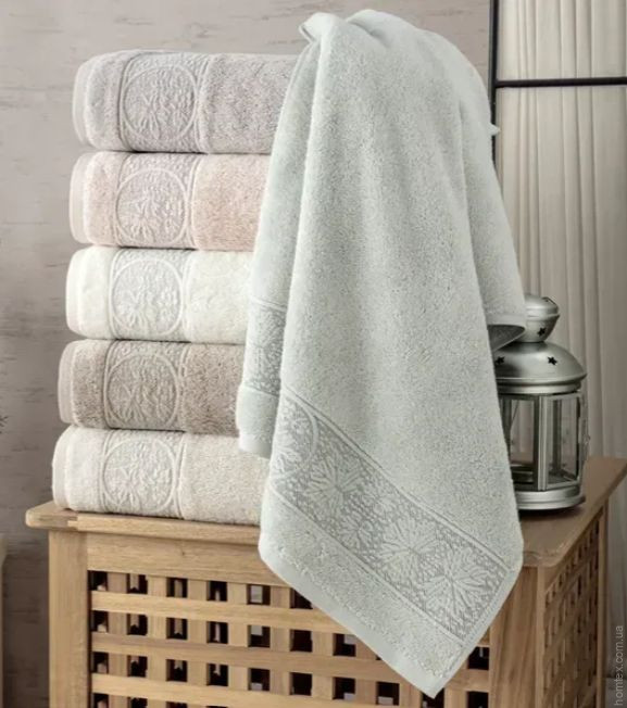 Набор махровых полотенец Pupilla из 6-ти штук 50х90 см, модель 27 Набор махровых полотенец Pupilla из 6-ти штук 50х90 см, модель 27