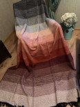 Плед хлопковый Aksu 180x220 см, модель 4