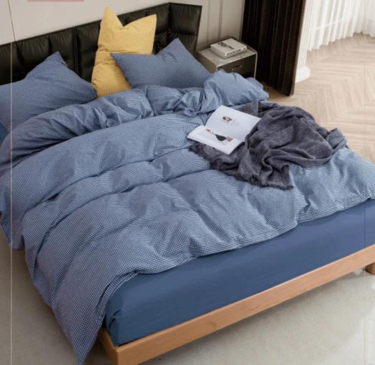 Постельное белье Вилюта вареный хлопок Wash 04 Геометрия семейный