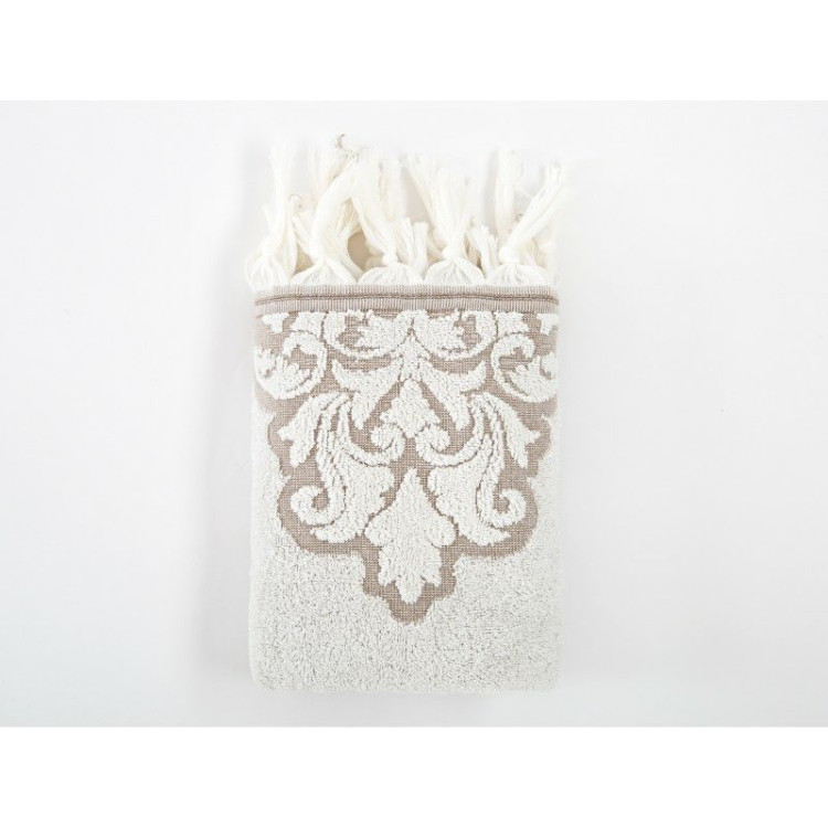 Полотенце махровое Irya Jakarli Vintage kahve (коричневое) кофе 70x130 см