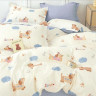 Постельное белье Вилюта 762 сатин-твилл для малышей + простынь на резинке