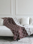 Плед La Modno Diamond Brown-Ecru 150x200 см