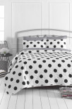 Покрывало стеганное с наволочкой Eponj Home Mixpuan maxi gri серое 160х220 см