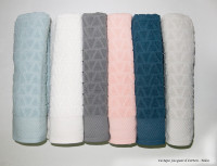 Набор махровых полотенец Cestepe Cotton Jacquard Rika из 6 штук 70х140 см