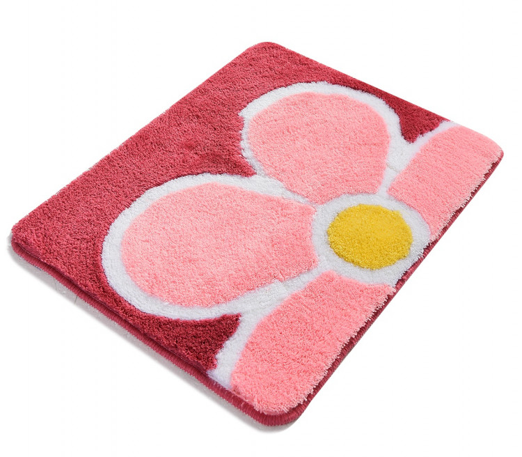 Коврик для ванной Chilai Home Flower Fusya 50x60 см