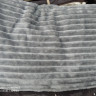 Мягкий плед из микрофибры в полоску Colorful Home 200x220 см серый