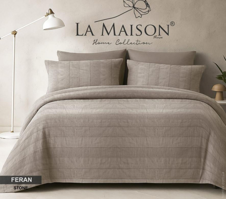 Постельное белье La Maison Feran Stone из муслина евро