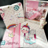 Постільна білизна Cotton Box Unicorn pembe фланель для новонароджених Постільна білизна Cotton Box Unicorn pembe фланель для новонароджених