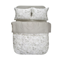 Постільна білизна Lotus Home сатин Wesiya оливковий євро