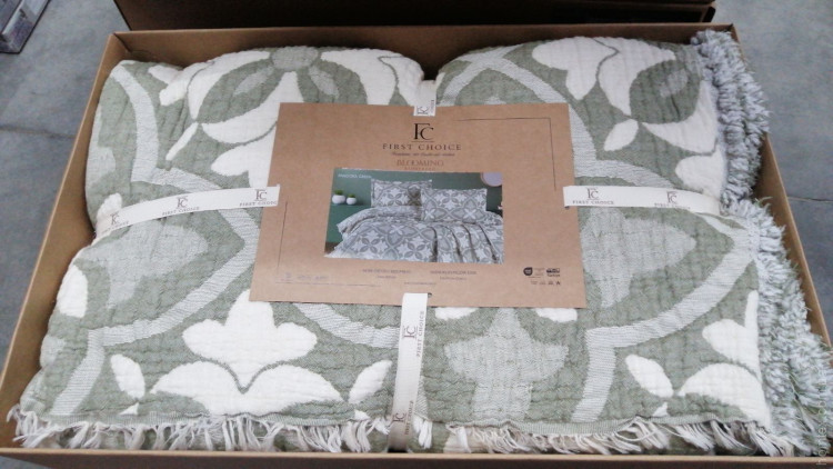 Муслинове покривало First Choice 240x260 см із наволочками 50х70 см, модель 7