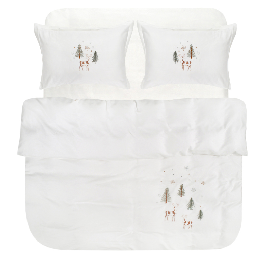 Постельное белье Lotus Home сатин Craft Collection Christmas deer евро