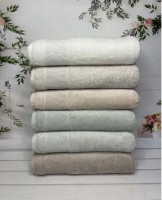 Набор махровых полотенец Pupilla из 6-ти штук 70х140 см, модель 25 Набор махровых полотенец Pupilla из 6-ти штук 70х140 см, модель 25