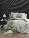 Постельное белье First Choice Lona dark green полуторное