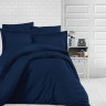 Постельное белье Saten Strip 200*220 (ТM ARAN CLASY) Lacivert