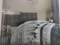 Постельное белье First Choice Фланель Happyness green евро