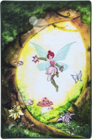 Коврик в детскую комнату Confetti Fairy Forest Yesil 100x150 см