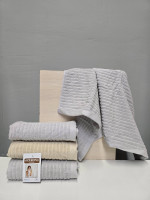 Набір махрових рушників Zeron з 4-х штук 50х90 см, модель 22