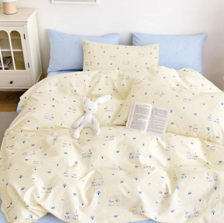 Постельное белье Вилюта 800 сатин-твилл для малышей + простынь на резинке