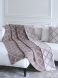 Плед La Modno Diamond Dark Beige-Beige 150x200 см
