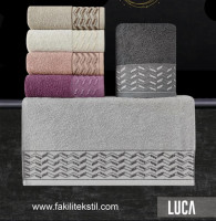 Набор махровых полотенец Fakili Tekstil Luca 70x140 см из 6-ти штук