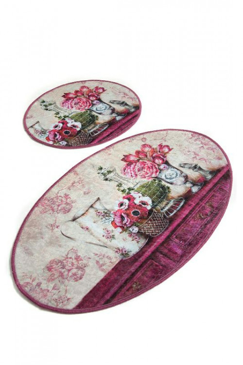 Набор ковриков для ванной Chilai Home Vintage Djt 50х60 см + 60х100 см