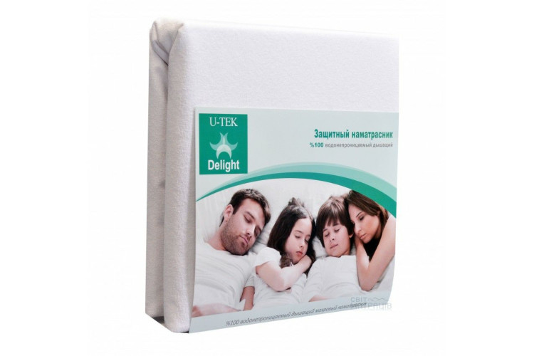 Наматрацник водонепроникний Utek Delight 120x200 см на гумці по периметру