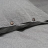 Постільна білизна Lotus Home Washed cotton Solid antracite сімейний