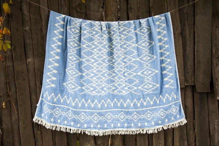 Плед-покрывало Barine Kilim Throw Blue 130x170 см