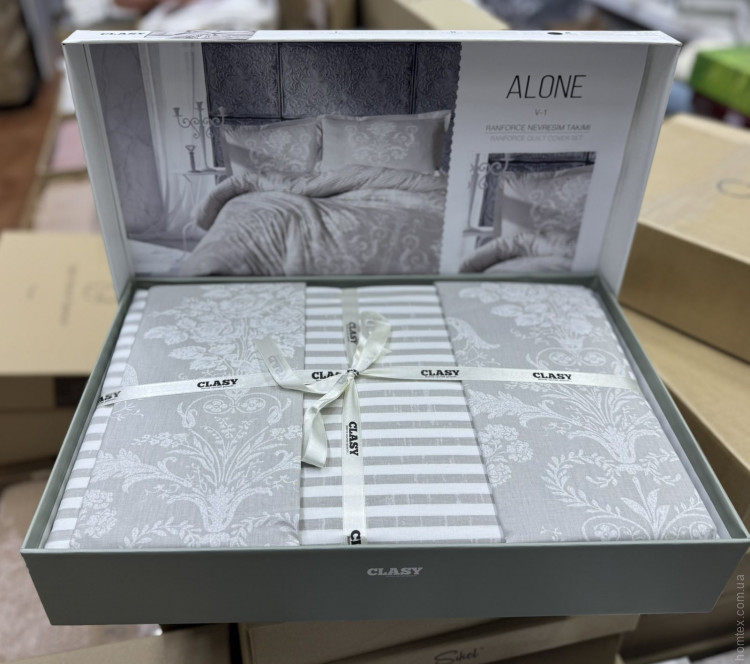 Постільна білизна Aran Clasy Ranforce Alone V-1 євро Постільна білизна Aran Clasy Ranforce Alone V-1 євро