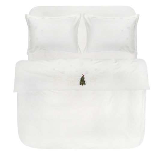 Постельное белье Lotus Home сатин Craft Collection Christmas tale евро