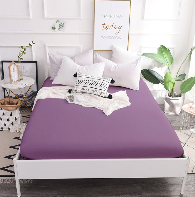 Простынь Mirson 16-3310 Bernarda бязь 80x190 см на резинке по периметру Простынь Mirson 16-3310 Bernarda бязь 150x190 см на резинке по периметру